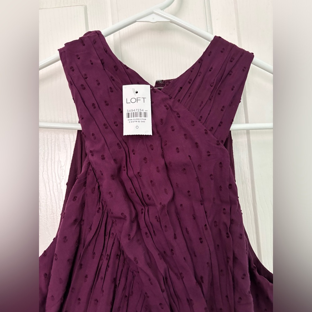 LOFT purple dress